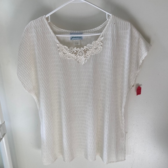 Vintage Tops Vtg Joanna 7s Blouse Made In Usa Short Sleeve With